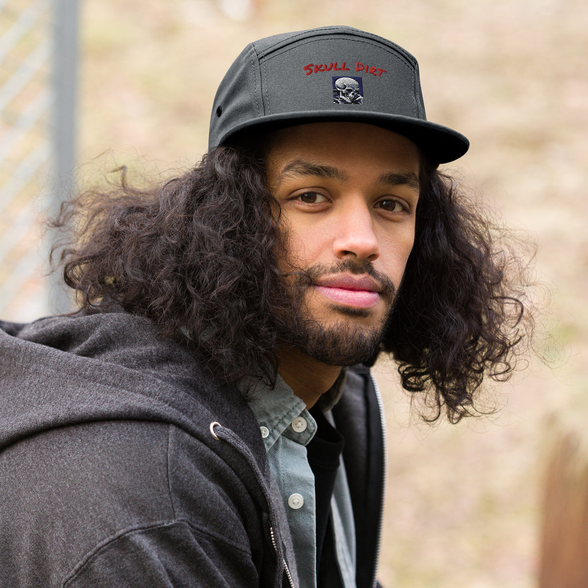 Skull Dirt 5 Panel Camper AinO HatS