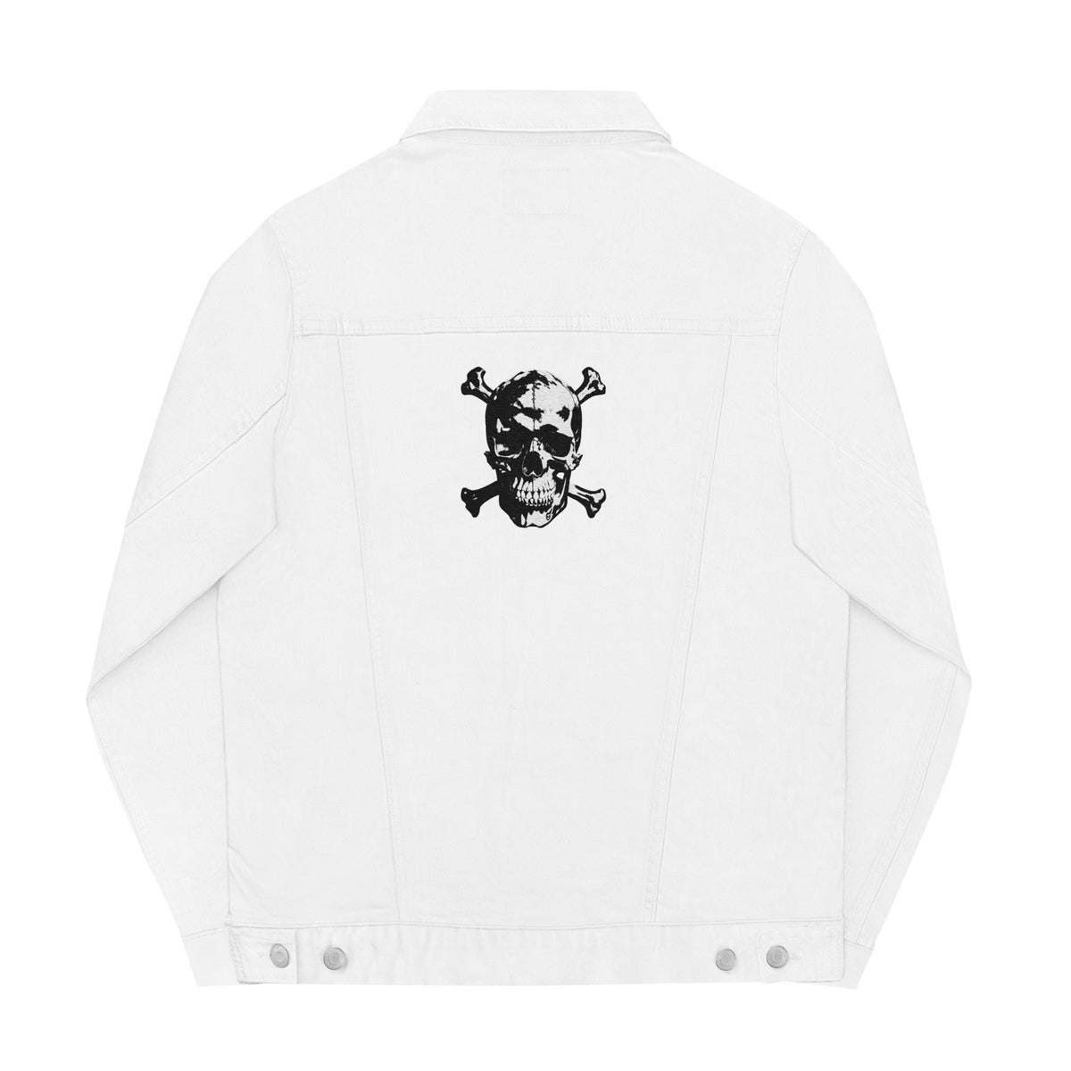 "Skull Dirt Crossbones" Unisex denim jacket WinT