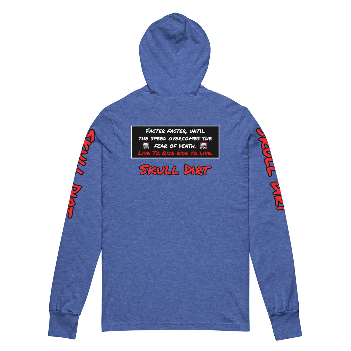 "Fear Of Death" Hooded long-sleeve tee FofD LonS