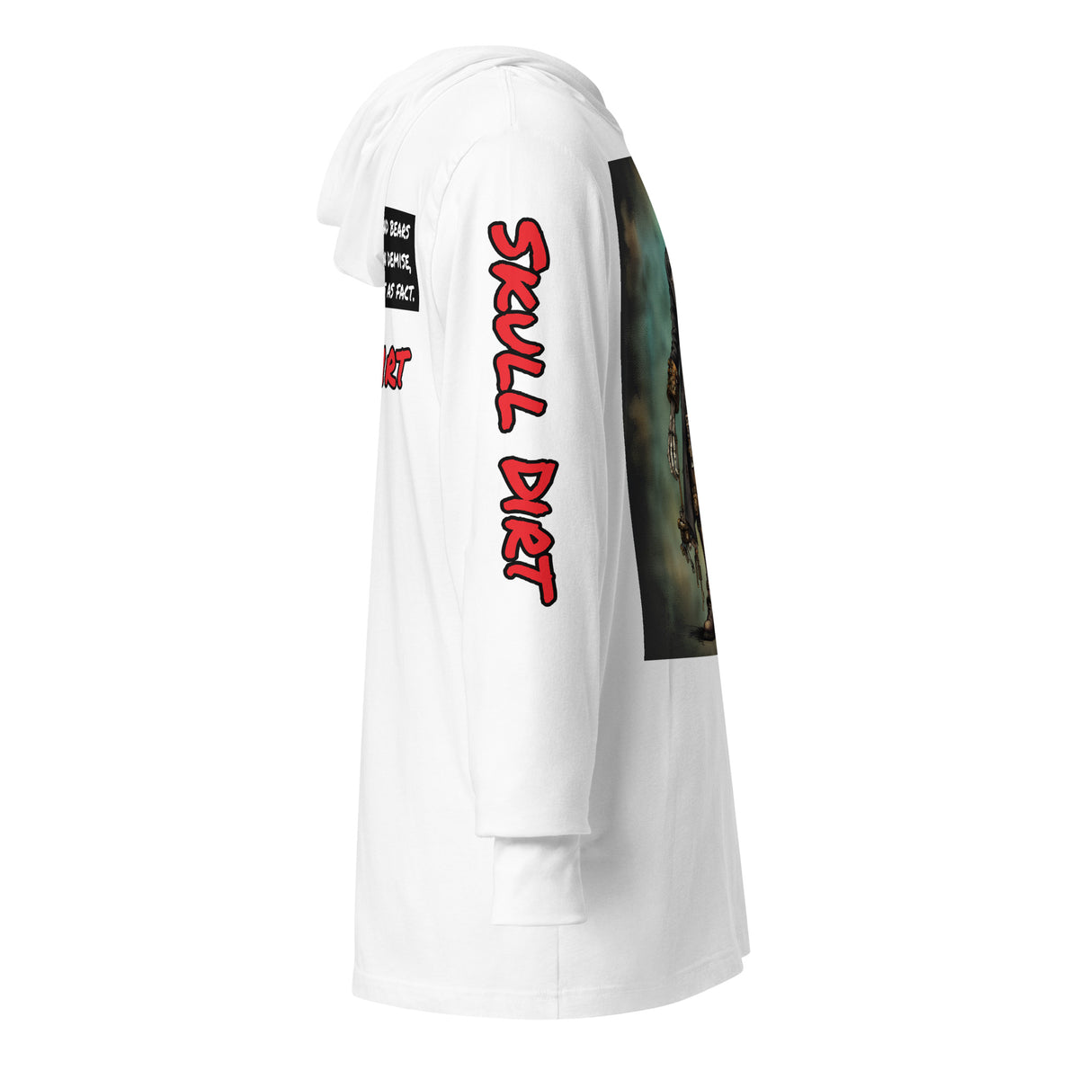 "Myths As Facts" Hooded long-sleeve tee MasF LonS