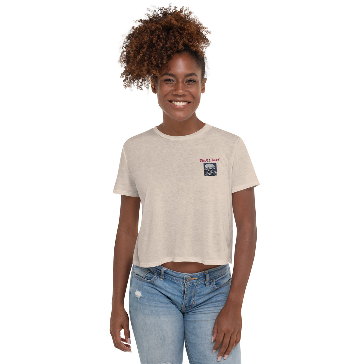 "Bloody Hands" Crop Tee BloH WomA