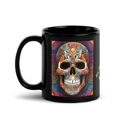 "Dead Swirl" Black Glossy MugS DeaS