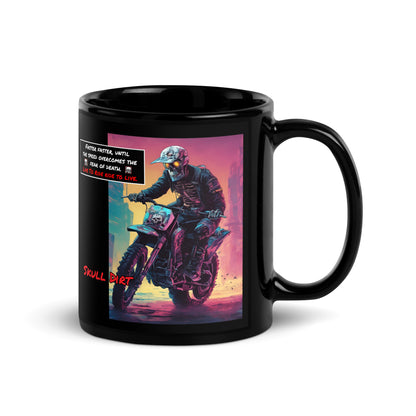 "Fear Of Death" Black Glossy Mug FofD MugS