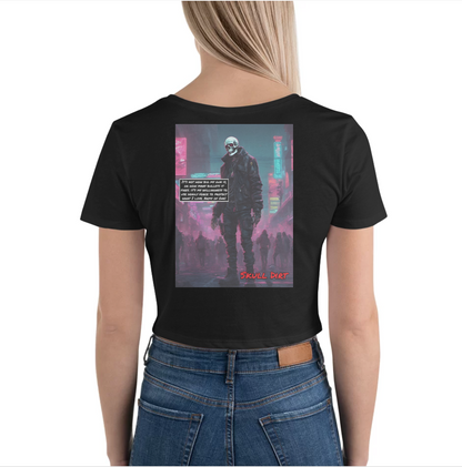 "Army Of One" Women’s Crop Tee AofO WomA