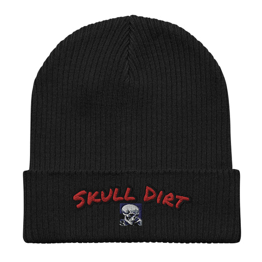 Skull Dirt Organic ribbed beanie AinO HatS