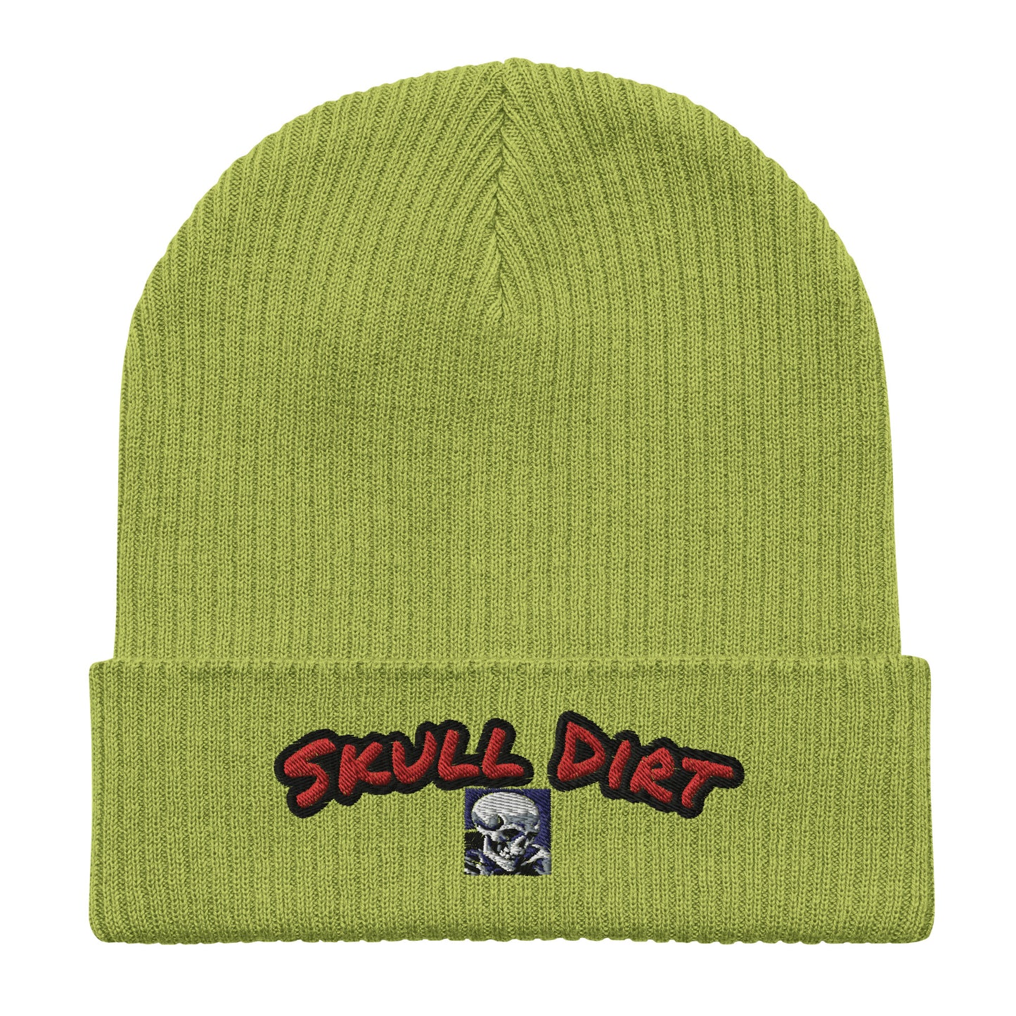 Skull Dirt Organic ribbed beanie AinO HatS