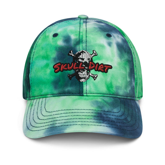 "Skull Dirt Crossbone" Tie dye HatS