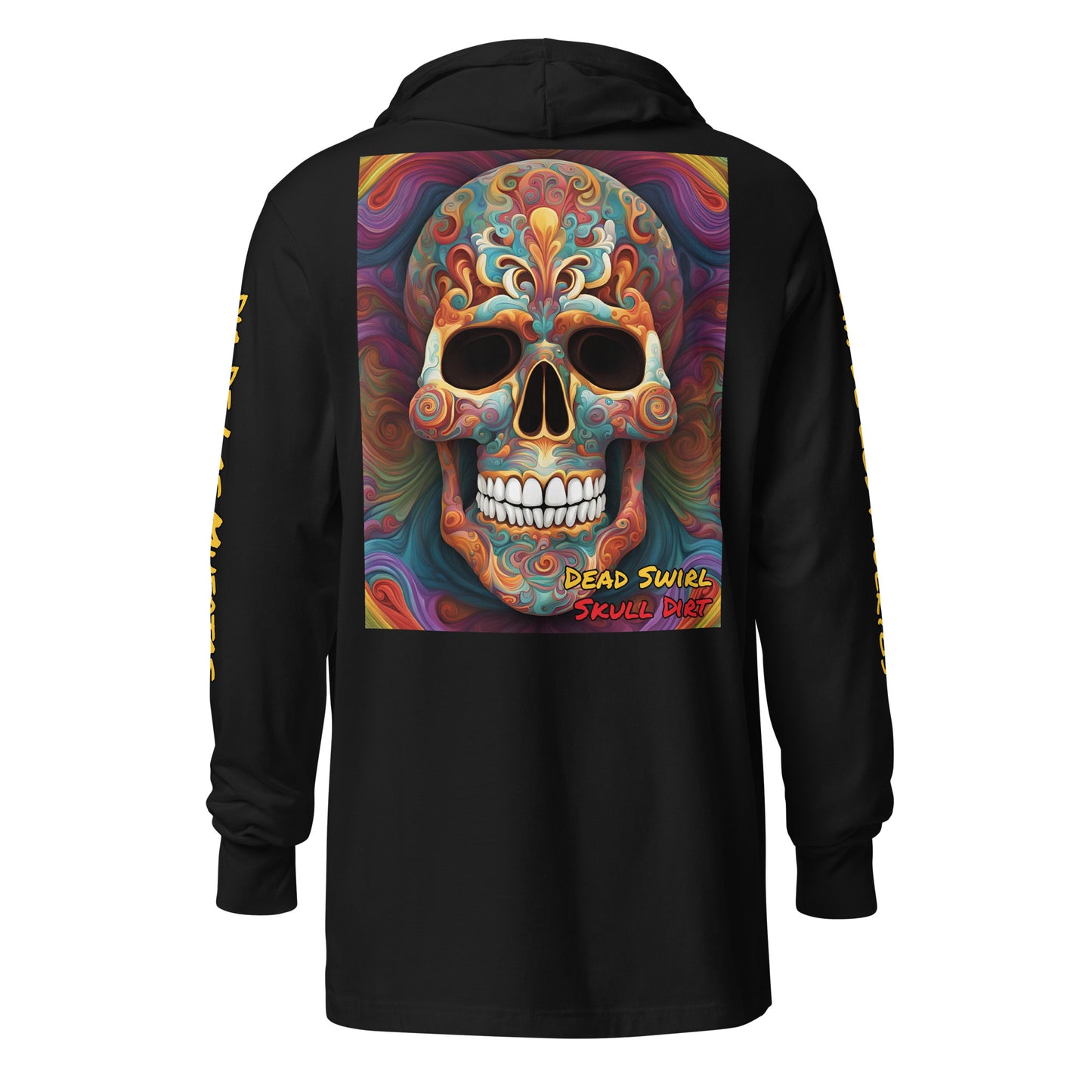 "Dead Swirl" Hooded long-sleeve tee DeaS LonS CnD