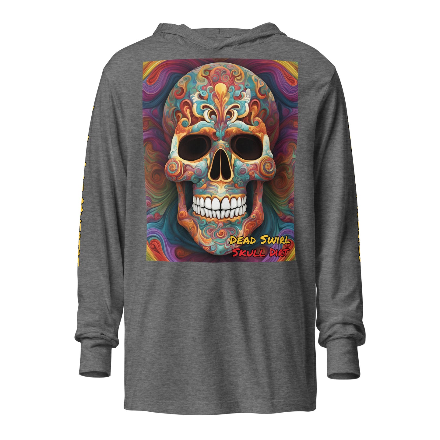 "Dead Swirl" Hooded long-sleeve tee DeaS LonS CnD