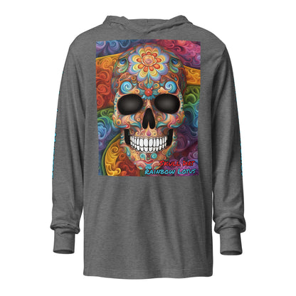 "Rainbow Lotus" Hooded long-sleeve tee RaiL LonS