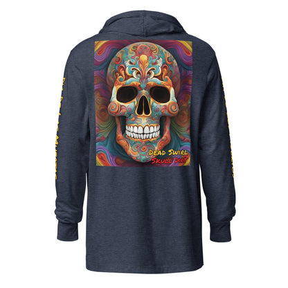 "Dead Swirl" Hooded long-sleeve tee DeaS LonS CnD