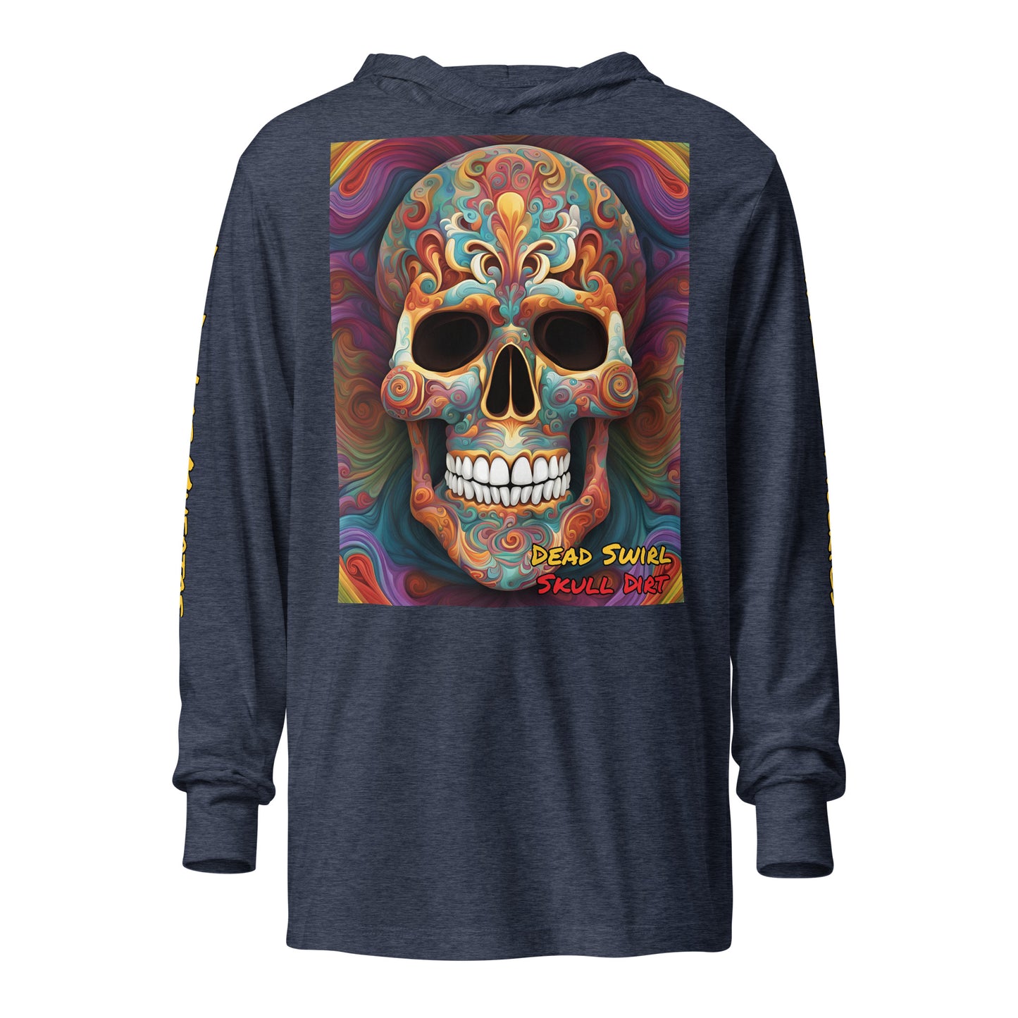 "Dead Swirl" Hooded long-sleeve tee DeaS LonS CnD