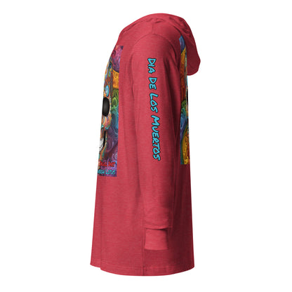 "Rainbow Lotus" Hooded long-sleeve tee RaiL LonS