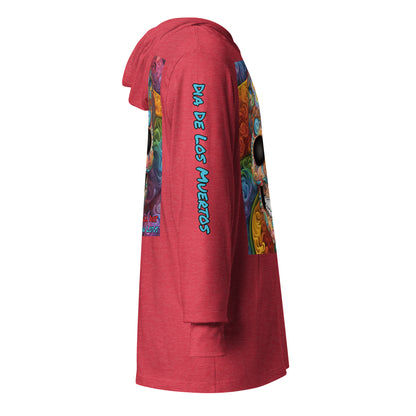 "Rainbow Lotus" Hooded long-sleeve tee RaiL LonS