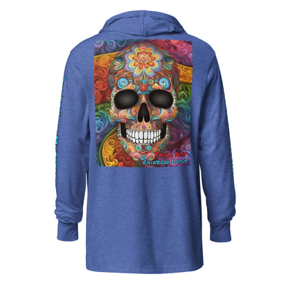 "Rainbow Lotus" Hooded long-sleeve tee RaiL LonS