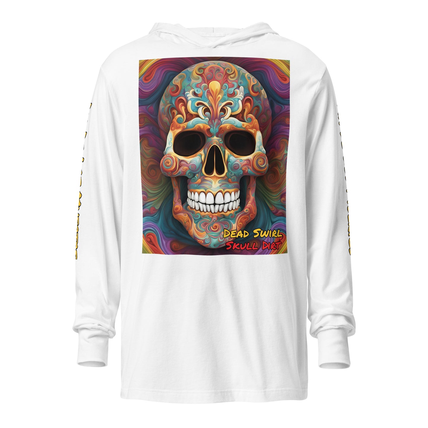 "Dead Swirl" Hooded long-sleeve tee DeaS LonS CnD