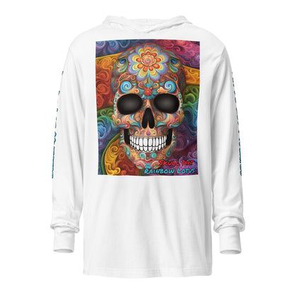 "Rainbow Lotus" Hooded long-sleeve tee RaiL LonS