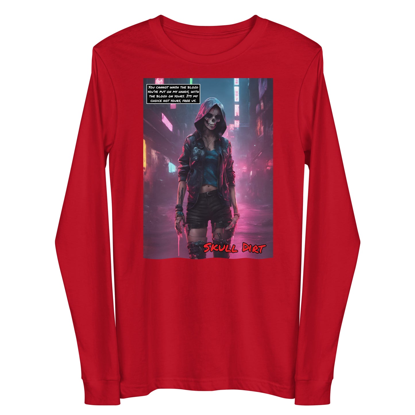 "Bloody Hands" Unisex Long Sleeve TeeS LonS