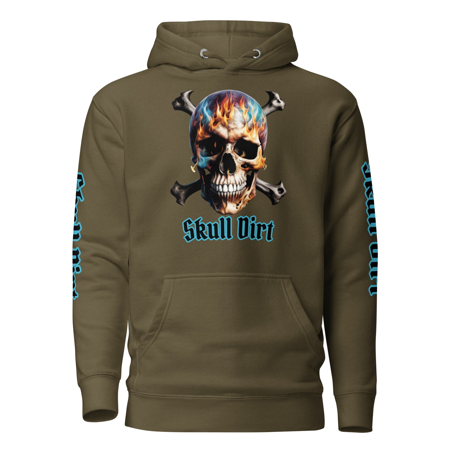 "SkullDirt Crossbone" Unisex Hoodie HodI