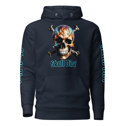 "SkullDirt Crossbone" Unisex Hoodie HodI