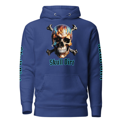 "SkullDirt Crossbone" Unisex Hoodie HodI