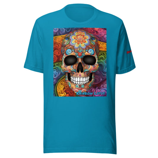 "Rainbow Lotus" Unisex t-shirt RaiL TeeS WomA