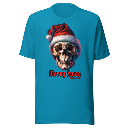 "Skull Santa" Unisex t-shirt TeeS WomA