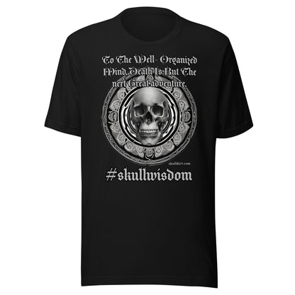 "Great Adventure "Death" Unisex Skull Wisdom TeeS