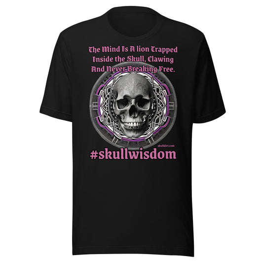 "Lion In The Skull" Unisex Skull Wisdom TeeS