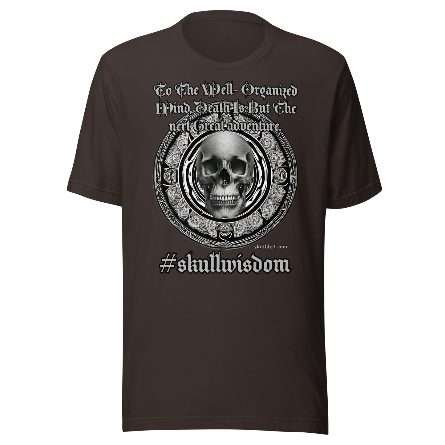 "Great Adventure "Death" Unisex Skull Wisdom TeeS