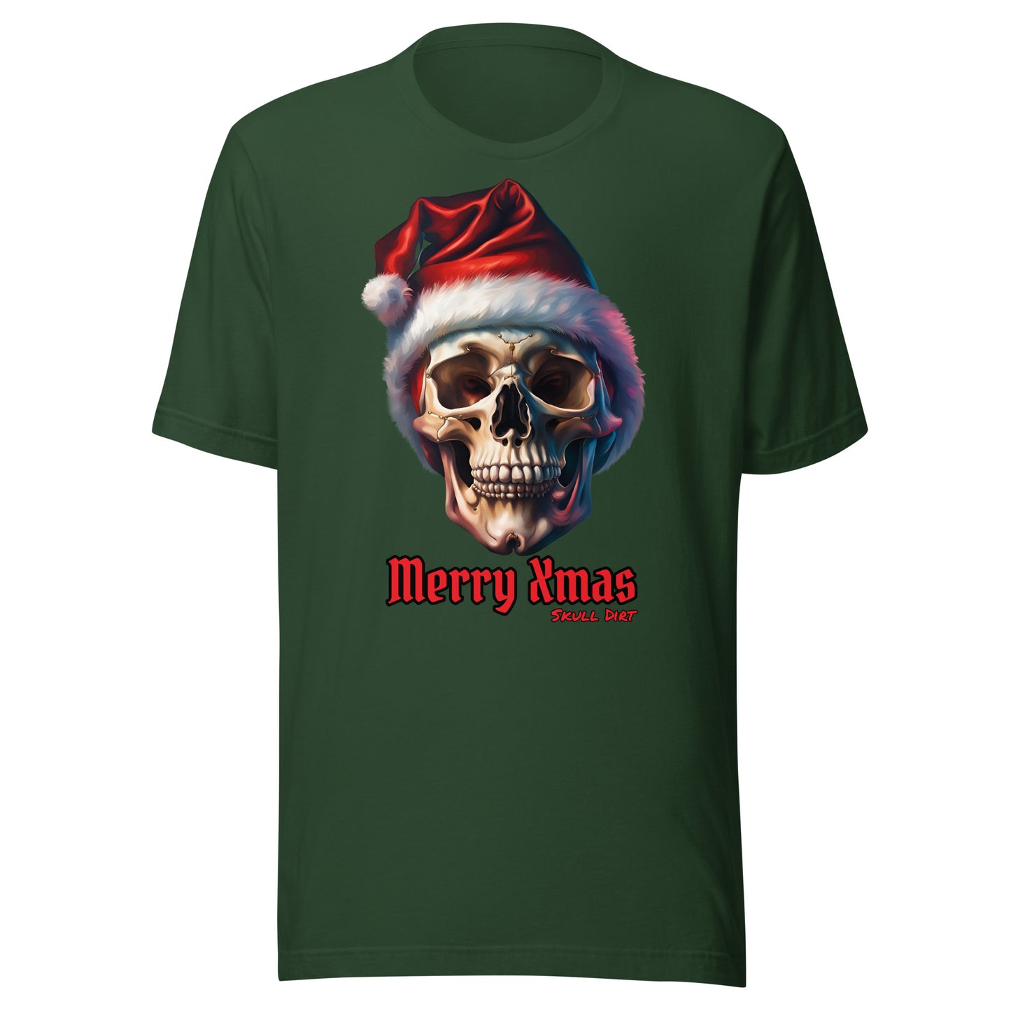 "Skull Santa" Unisex t-shirt TeeS WomA