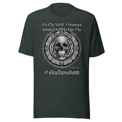 "Great Adventure "Death" Unisex Skull Wisdom TeeS