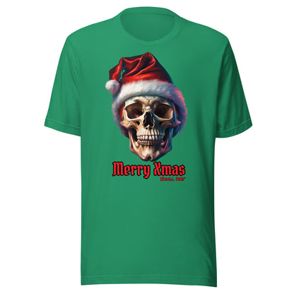 "Skull Santa" Unisex t-shirt TeeS WomA