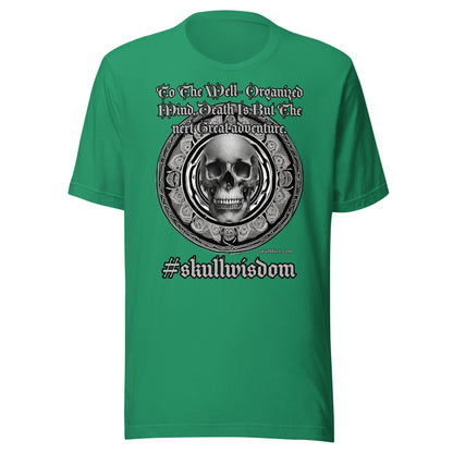 "Great Adventure "Death" Unisex Skull Wisdom TeeS