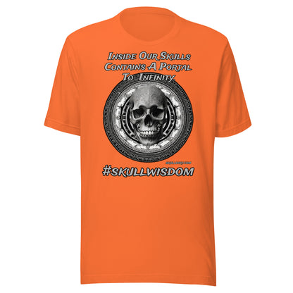 "Portal To Infinity" Skull WIsdom Unisex t-shirt TeeS