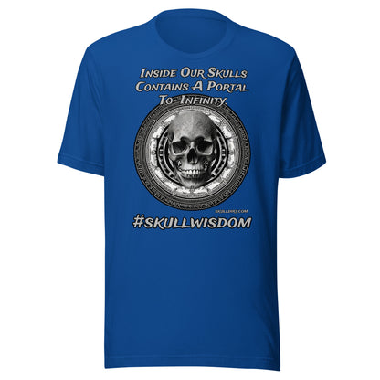 "Portal To Infinity" Skull WIsdom Unisex t-shirt TeeS