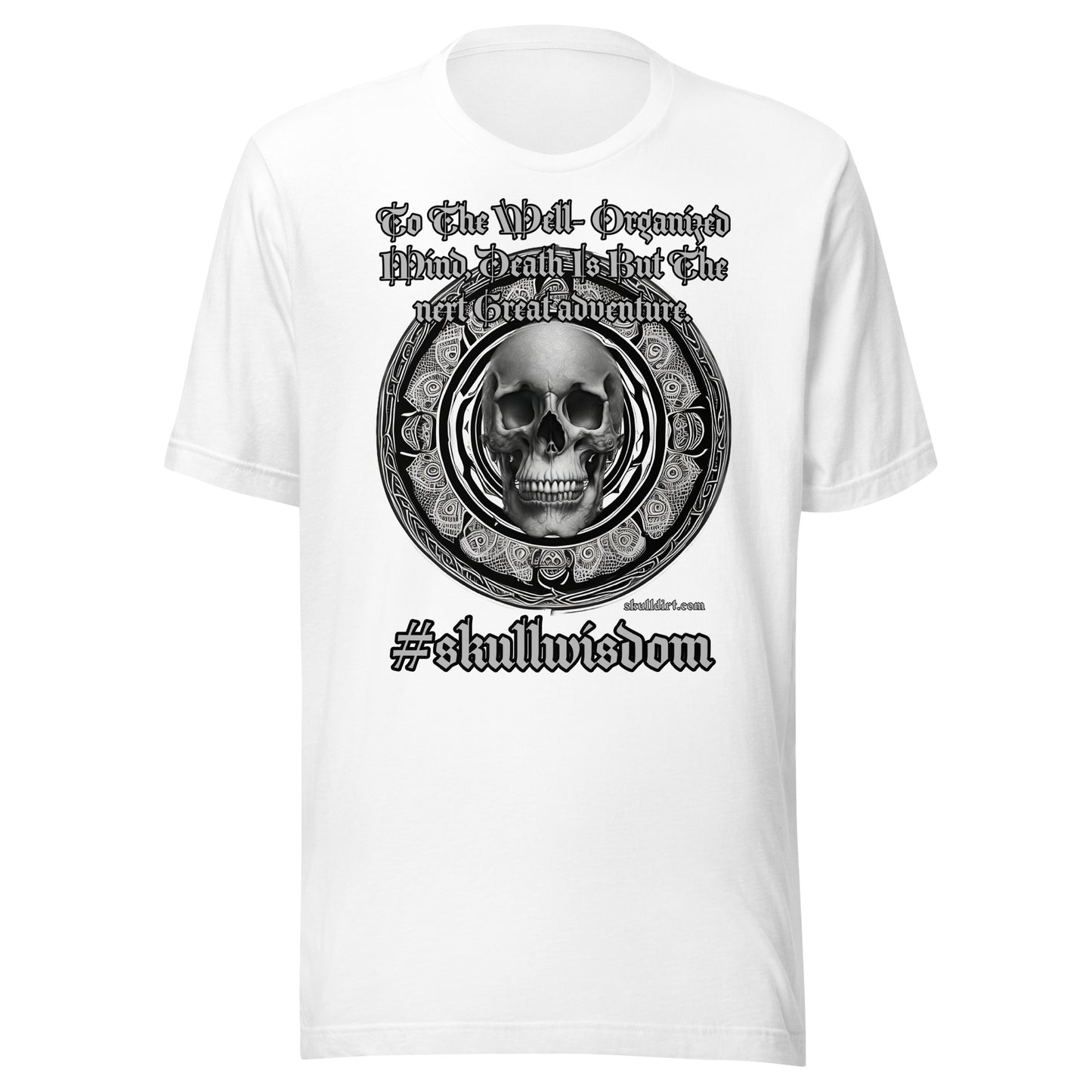 "Great Adventure "Death" Unisex Skull Wisdom TeeS